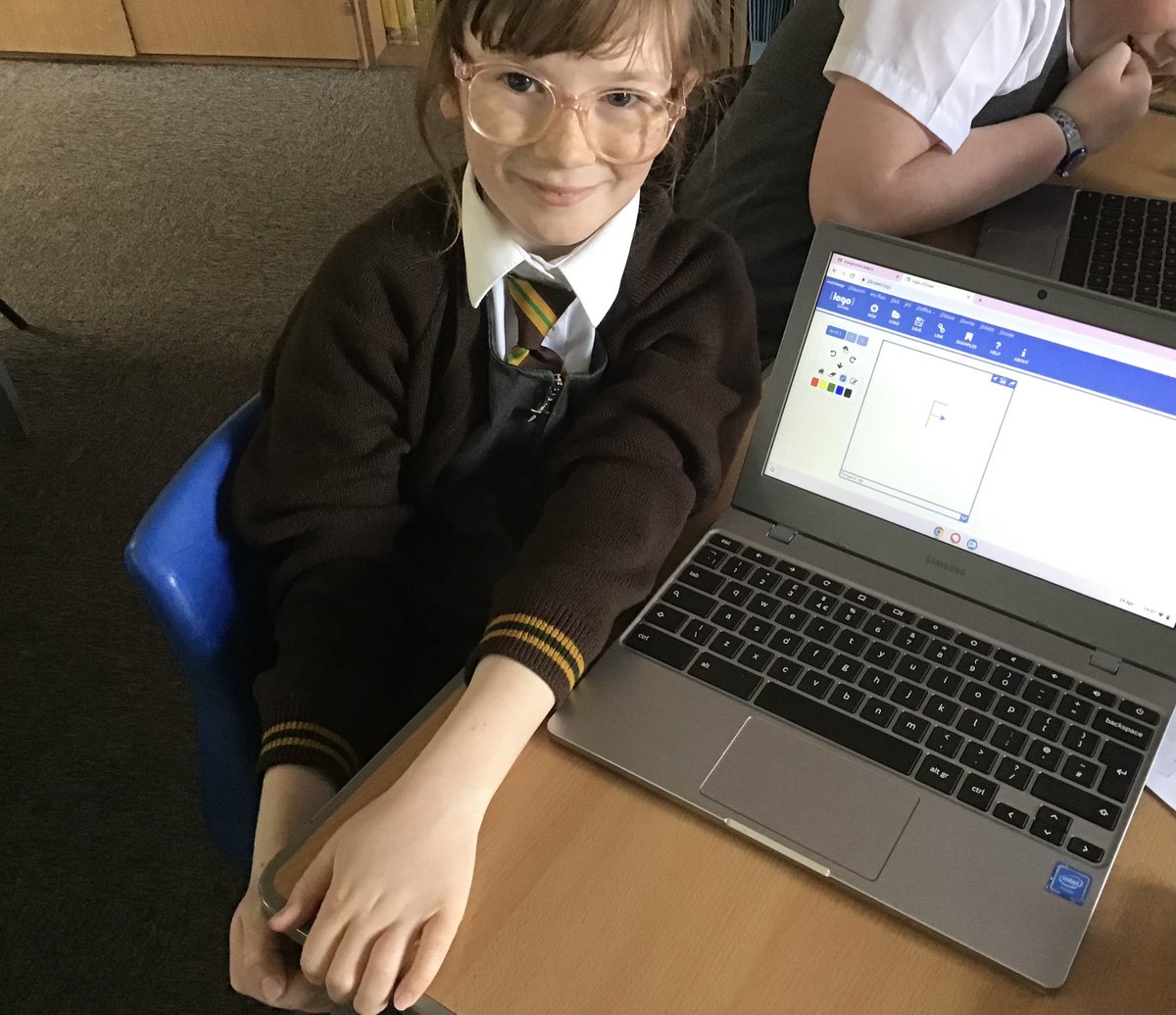 7StHerberts's tweet image. Using commands to create our initials #stherbertscomputing