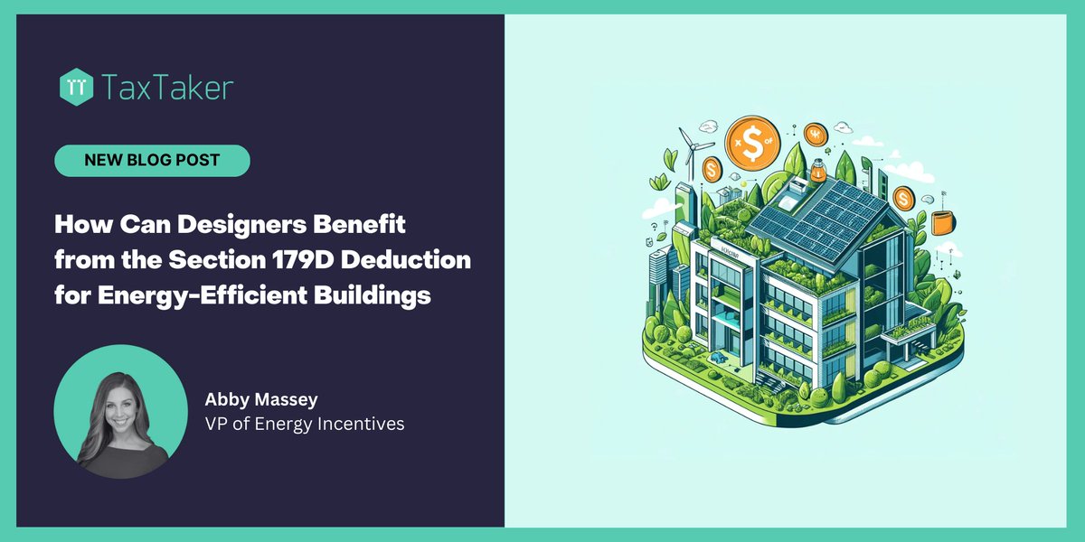 The #179D deduction allows eligible designers – including #architects, #engineers, and #contractors – to claim a deduction for implementing #energyefficient improvements in new and existing buildings.

Learn more by visiting:
hubs.ly/Q02vzRYs0