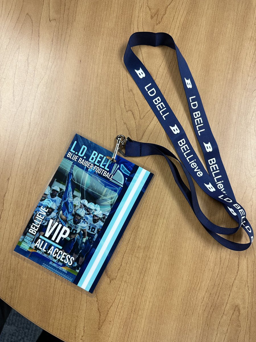 CO2028 make sure you have registered to receive VIP access to Thursdays practice and some new #BlueRaiderSwag Looking forward to seeing your parents at the parent meeting as well! #BELLieve #TheRaiderWay