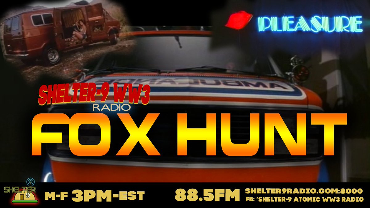 WEEKDAYS AT 3PM Eastern/4PM Atlantic!
CB radios, convoys, sweet sweet love making, disco in the city, rock in the swamps.....good times!
LISTEN: shelter9radio.com:8000
MEME: Shelter-9 Atomic WW3 Radio

#convoys #70s #cbradio #foxhunt #swamprock #vintageradio #ww3 #prepping