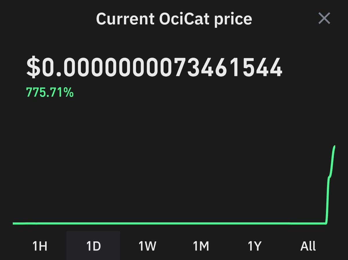 #ocicat don't joke with this project What you see is just a sign of what to come 0.00001 🚀 TG link t.me/ocicatcoin CA 0x37Fe635D1e25B2F7276C1B9dBBcc7b087f80C050 @ocicatcoin