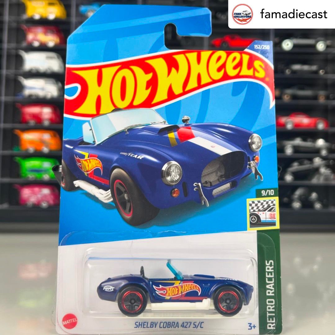 Post @famadiecast 

Fabricante Hot Wheels Mattel.
Modelo, Shelby Cobra 427 S/C.
Escala 1:64.
Valor 🇧🇷R$28,00.

#hotwheels #hotwheelscollector #hotwheelsofficial #hotwheelsindonesia #hotwheelsbrasil #shelby  #164scale #164diecast