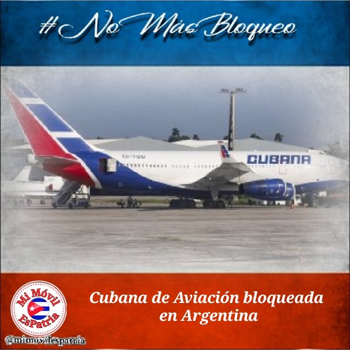 Las garras del bloqueo se extienden a Argentina 🇦🇷, empresas argentinas niegan combustible para vuelos de cubana de Aviación.
#NoMásBloqueo @CubaMined #PinardelRío