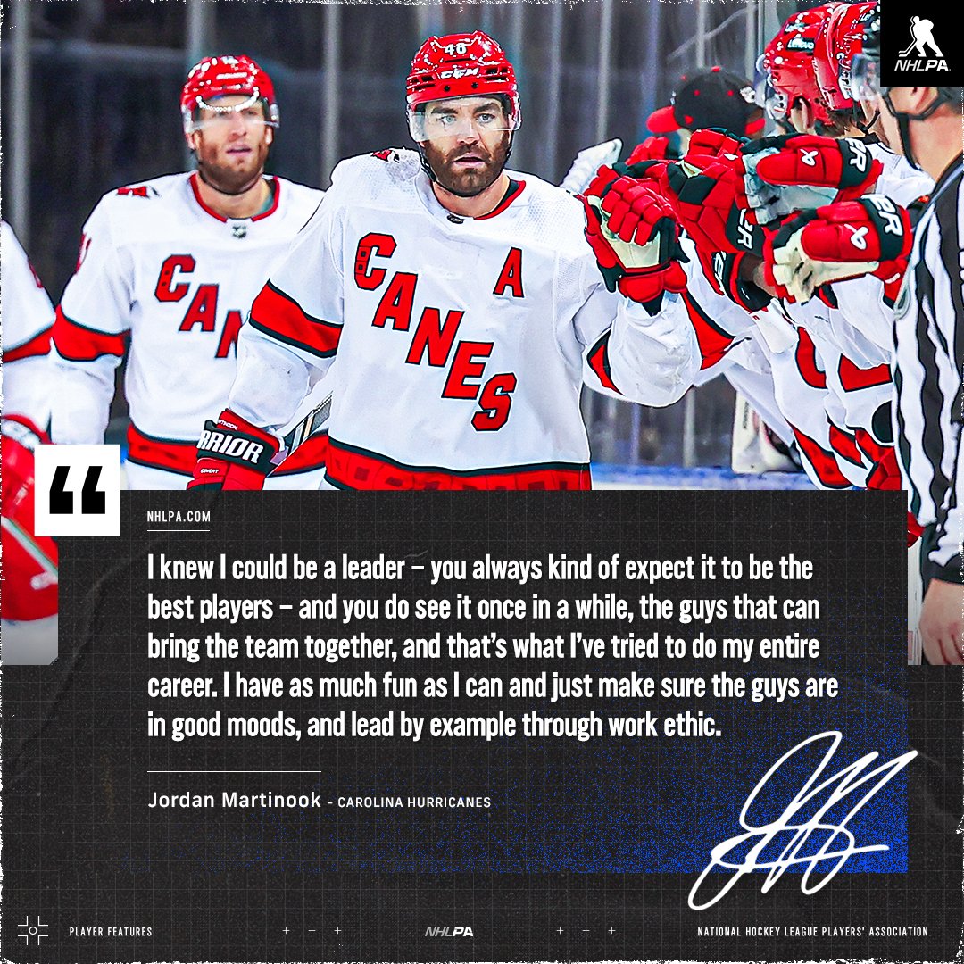 With his eyes set on a #StanleyCup, @MartyMan17 praises the strong leadership of veteran @canes players while setting his own unique example as alternate captain: ply.rs/1rdgchcvvxh