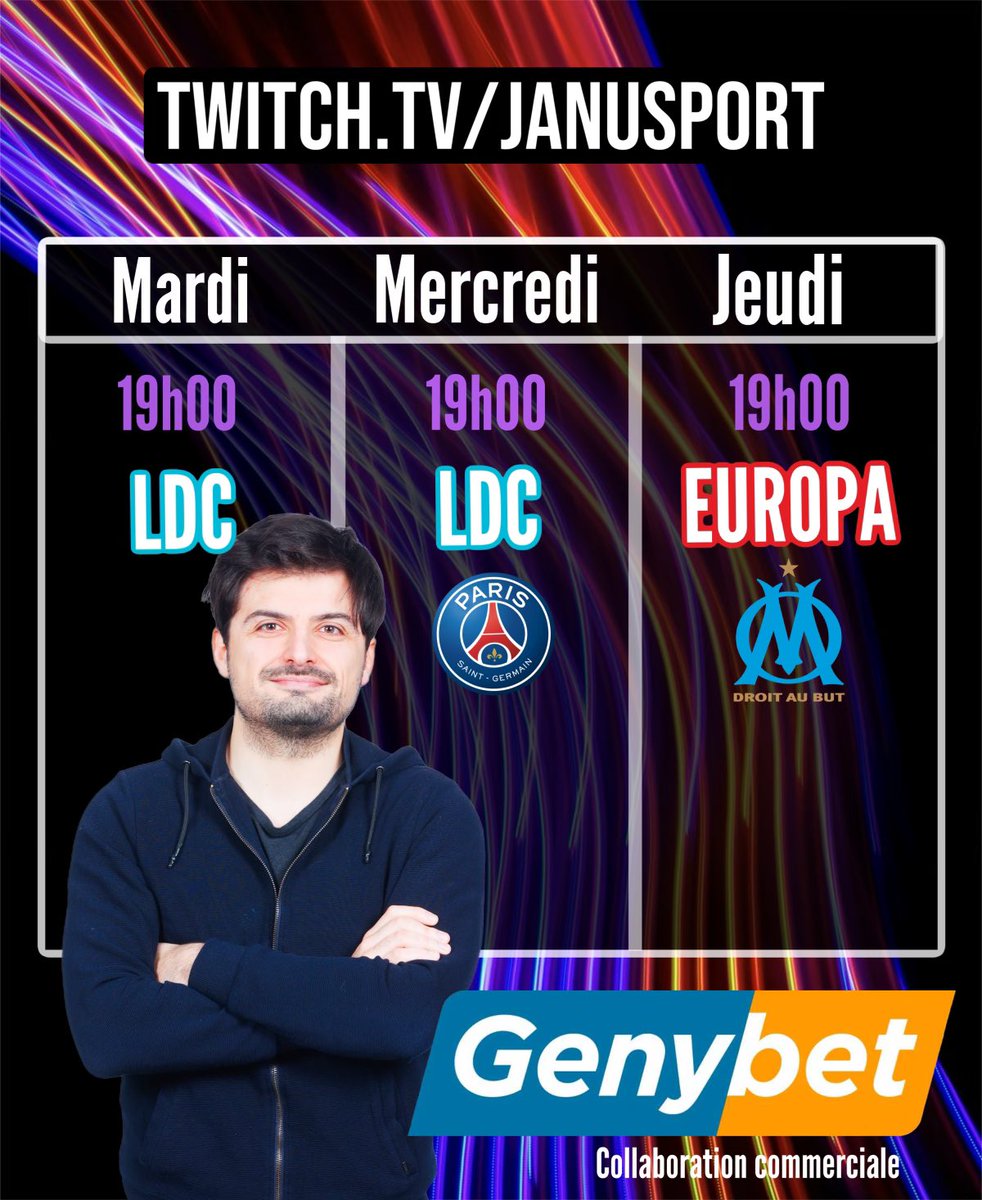 Le replay de l’émission est dispo sur Twitch.tv/Janusport ! Le recap des pronos ⚽️ a été posté sur notre Discord : discord.gg/SwFgGfhg 👈