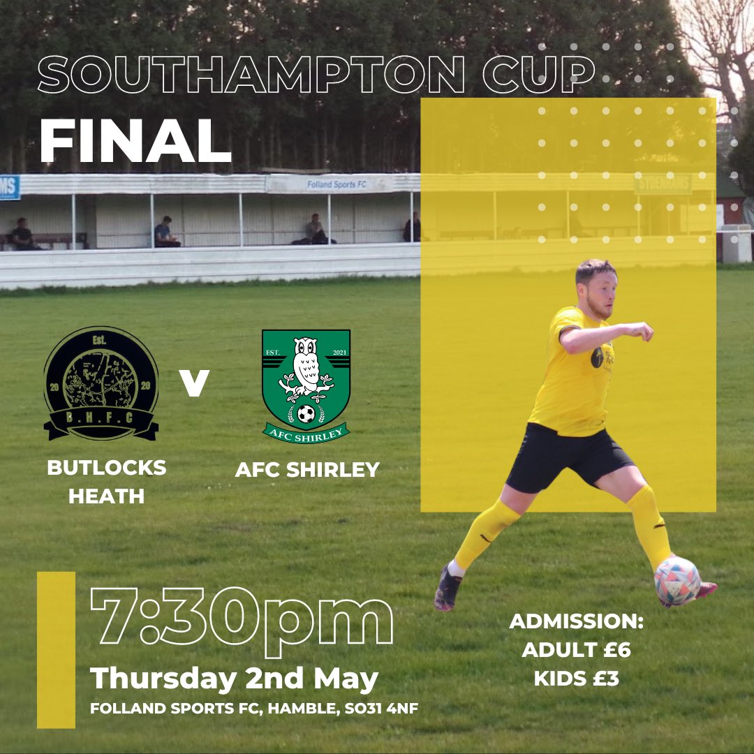 Cup Final Thursday 

Come down and support the lads!🦉