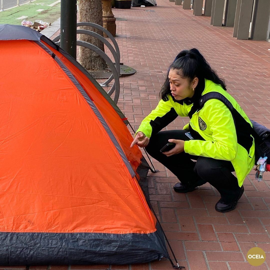 The OCEIA Community Ambassadors Program (CAP) teams conduct regular wellness checks on individuals in public spaces. We link community members to available social and health services, or offer a safety escort when needed. Learn more about CAP at: sf.gov/communityambas…