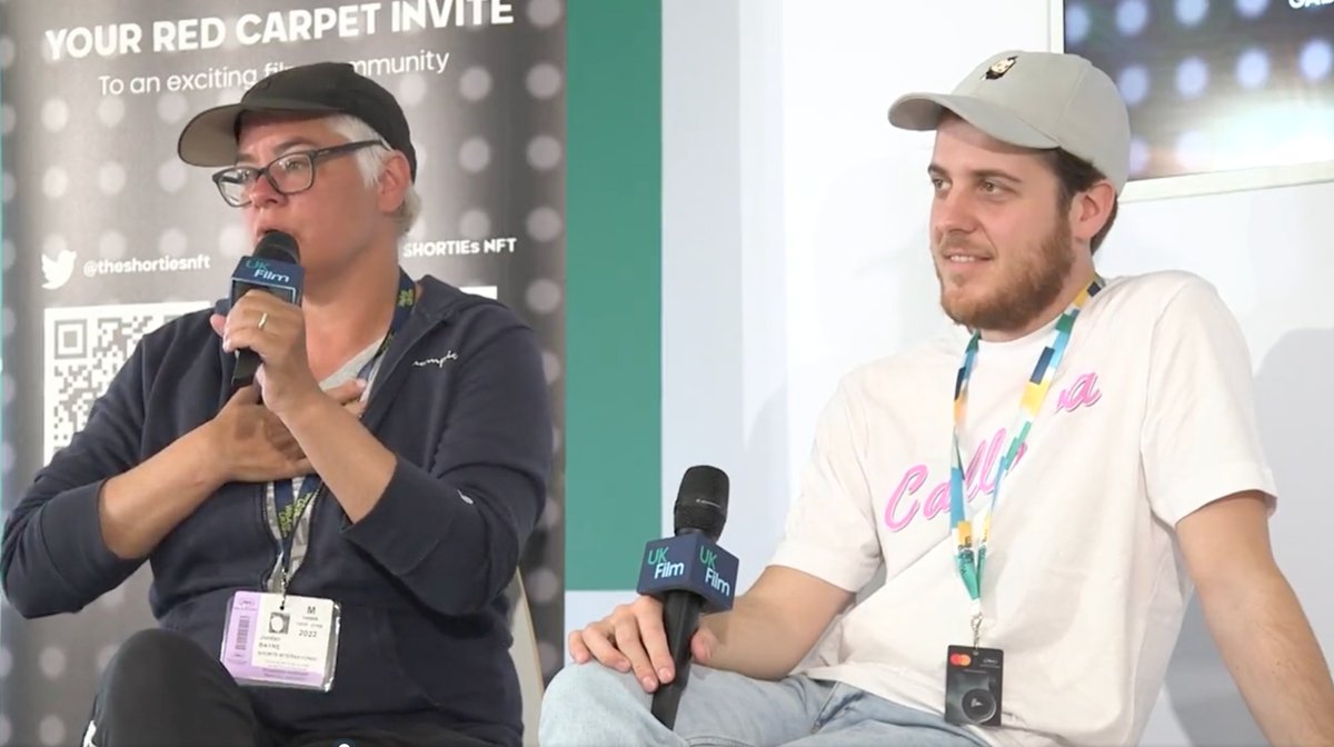 A look back at legends @miguelfaus and @jordanbayne joining forces in @festivaldecannes in 2022 to discuss the unfolding story of #Film3 

@calladitafilm @Film3Squad #MetaCannes