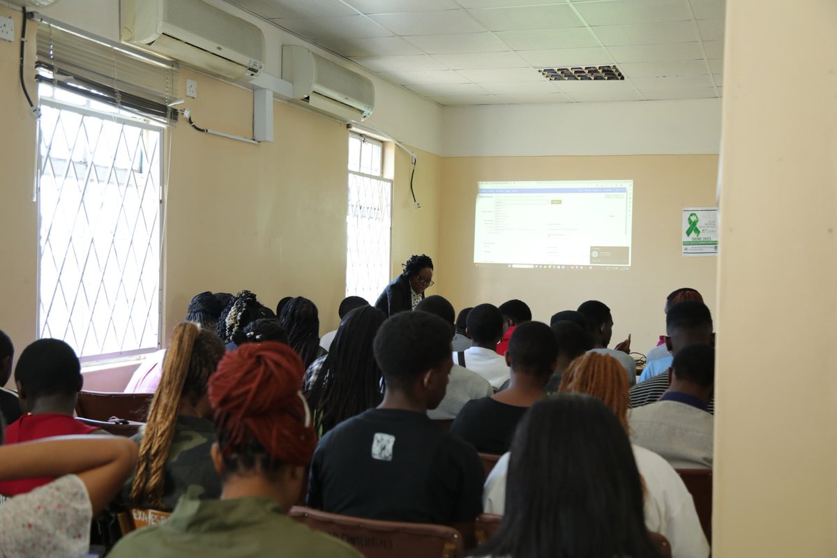 The NUST Faculty of Medicine today held a Mental Health Specialised e-Resources Training on EbscoHost Databases for Part2 BSc MBBS students in the Faculty, doing Social and Behavioural Sciences. This was in partnership with the @USEmbZim University Libraries Resources Program