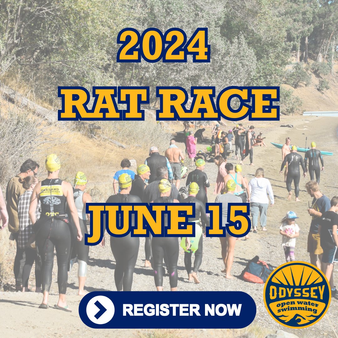 The 2024 Odyssey Rat Race is just a month and a half away! 

Learn more and register here for the June 15 2024 Rat Race: odysseyopenwater.com/ratrace

#openwaterswimming #wildswimming #swimming #ratrace