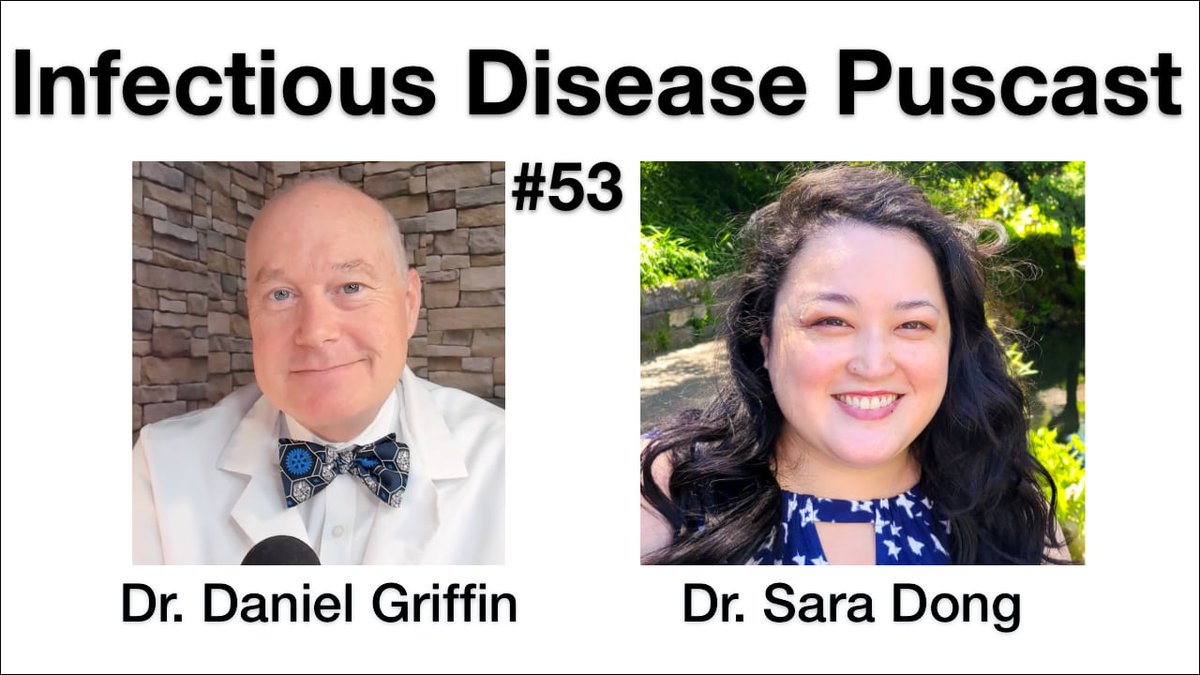 Infectious Disease Puscast #53 🪱 On episode #53 of the Infectious Disease Puscast, Daniel and Sara review the infectious disease literature for the weeks of 4/11 – 4/24/24. 📺 bit.ly/3whys2s