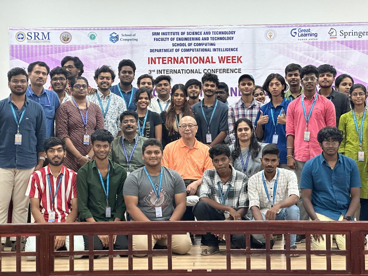 SoC_SRMIST's tweet image. The International Week is organized by Department of CINTEL School of Computing SRMIST for Gen AI, presented in collaboration with Springer, and featuring the third IconDeepCom 2024 from April 22nd to April 26th. 
 #IconDeepCom2024 
 #Springer #srmist #cintel #schoolofcomputing