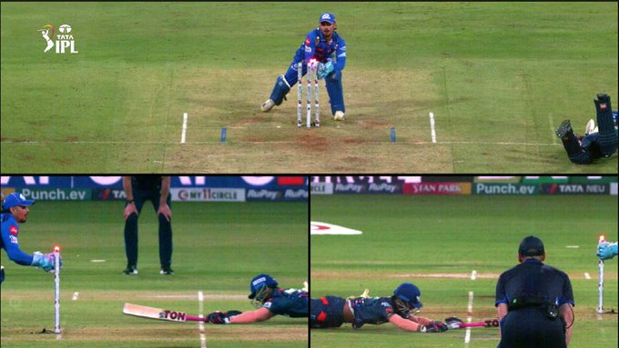 NOT OUT.                      OUT.

Umpire Indians for reason 🤡
