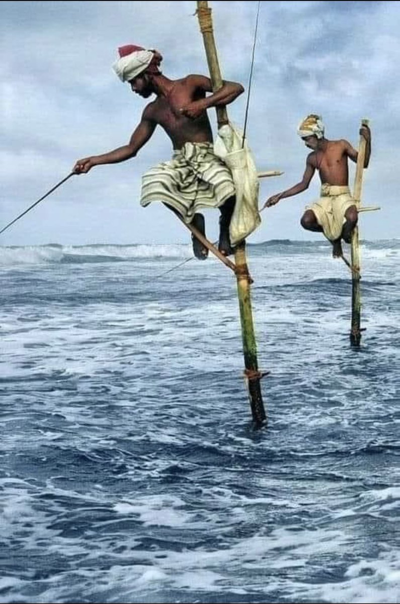 Pescadores en Sri Lanka.