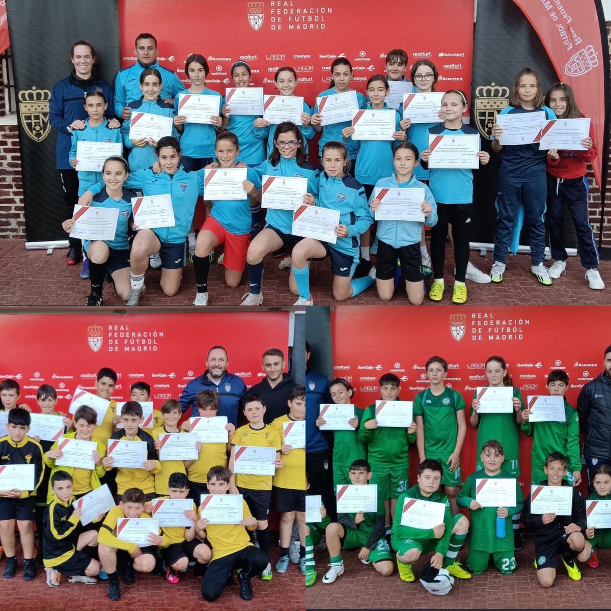 Cdbreogan's tweet image. 🎓 Entrega de diplomas en la última jornada de tecnificación en el Ernesto Cotorruelo

👋🏻 Con:  @AD_El_Pardo @Cdbreogan @cdsanvi gracias @RFFM_oficial