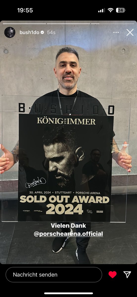 Hoffe Manu schafft das auch irgendwann wenn er die Hälfte der Tickets mal verschenken würde 🤙🏼🤙🏼🔥🔥 @bush1do1978 #soldout #königfürimmer