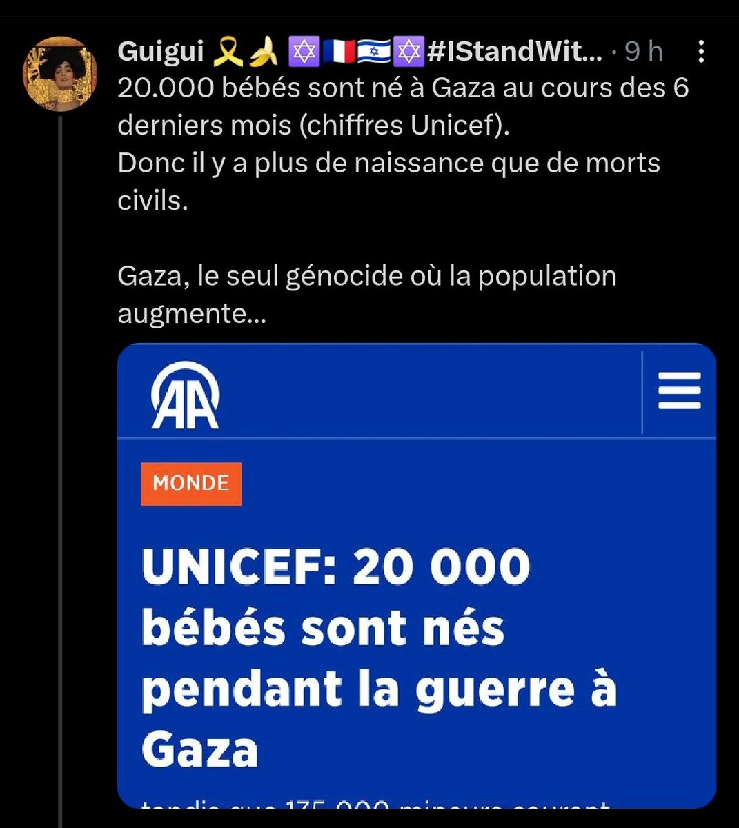 Apologie de #Genocide et de #CrimeContreLHumanite au calme. Voilà ce qu'on a créé en quelques mois à peine 😤😤😤  Signalez cette biiiiiip
@Dontmess_withm 
#ContreLaCensure 
#GazaGenocide 
#CPI