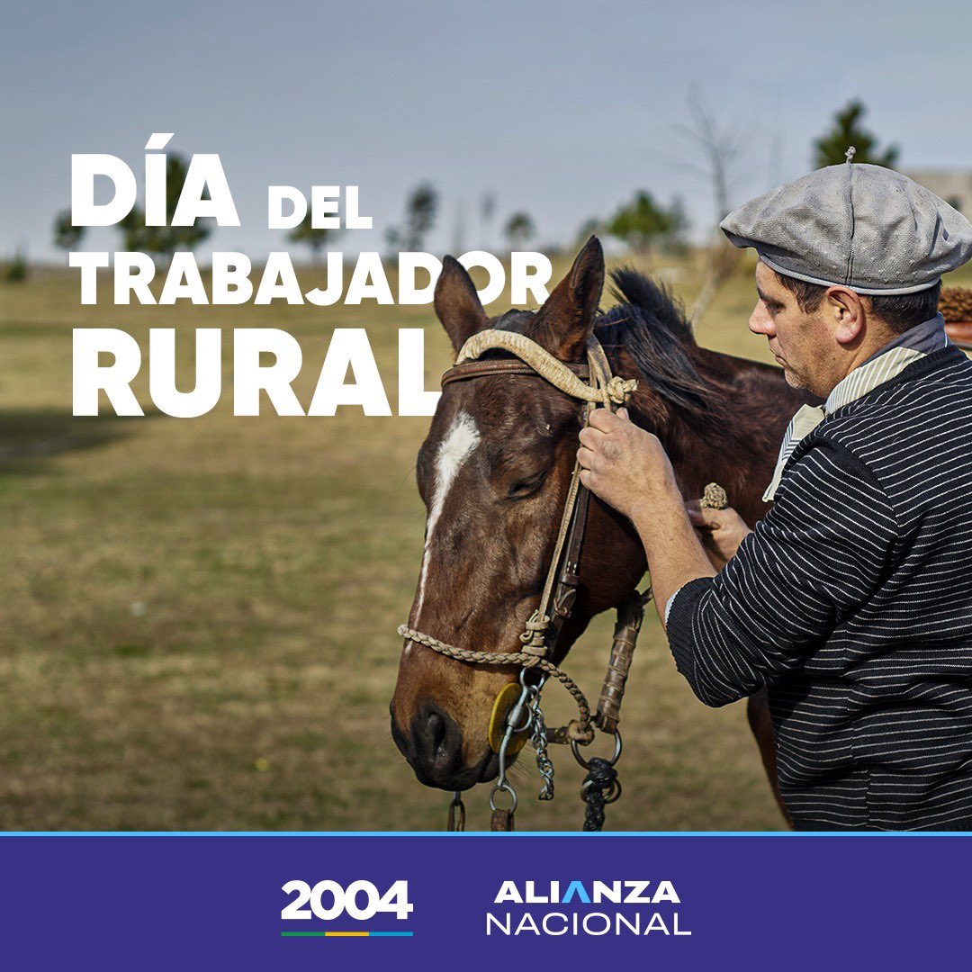 Hoy, como siempre, con el trabajador rural. @PNACIONAL @alianzauy @sumar #HagamosHistoria #HayOrdenDeNoAflojar