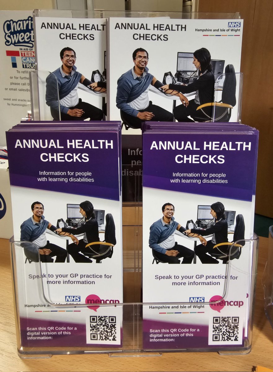 Our #LearningDisability annual #healthcheck #leaflets are here! We are excited to continue to raise awareness of #LD #health checks and #support the uptake (as well as the #quality) of health checks delivered to our LD #population. #adults. #NHS