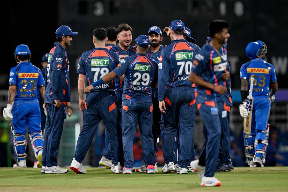 Lucknow LSG Defeated Mumbai MI in a Low Scorer Tata IPL 2024 Match 😀 MI Batting Fully Collapsed Except Little Resistance by Wadhera and David While LSG Bowlers Were on Top from Stoinis Mohsin Mayank Naveen Bishnoi.. In Chase Good Start from Rahul Stoinis Sealed the Match Though