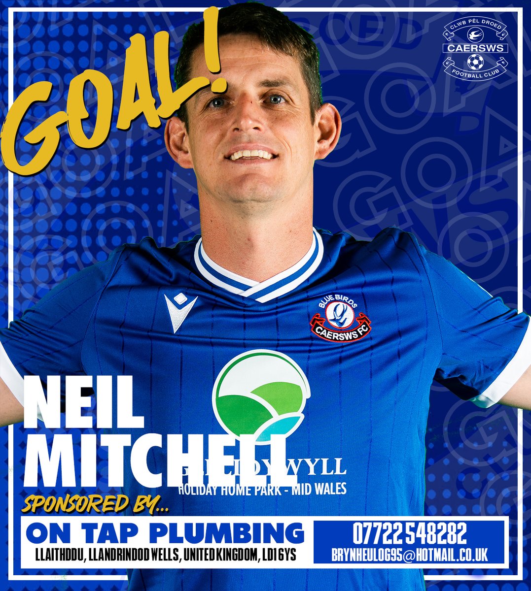 GOAL: Mitchell doubles the bluebirds lead with his 16th goal of the campaign in all competitions (2-0) #JDCymruNorth