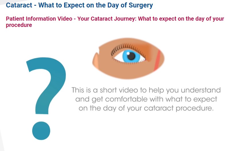 Your Cataract Journey: What to expect on the day of your procedure @MaterDublin #Ophthalmology Team has created a helpful animated video for patient's ahead of their cataract procedure. Watch here ➡️ eyedoctors.ie/your-eye-healt… #cataract #cataractsurgery
