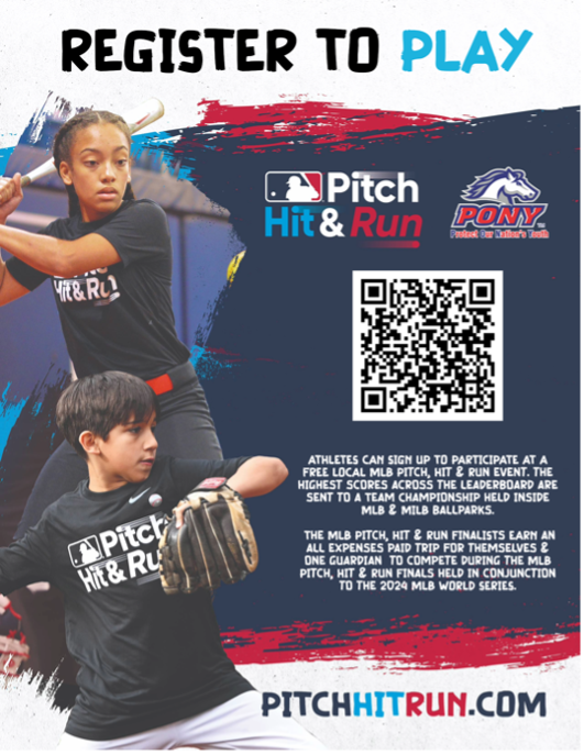📢 Parents, don’t let your athletes miss the opportunity to step into the batter's box and showcase their skills. Have your athlete compete at your local MLB Pitch Hit Run today! mlb.com/pitch-hit-and-… Don’t drop the ball—Sign up your athlete to the nearest MLB event! 📢