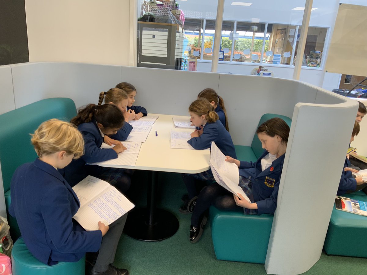 Year 4 were using the new library for their English lesson. They were storytellers reading their character descriptions from the class novel “How to train your dragon.” They had to edit and improve their ‘big write’ before reading to their class. #StNicksCreative #StNicksYear4