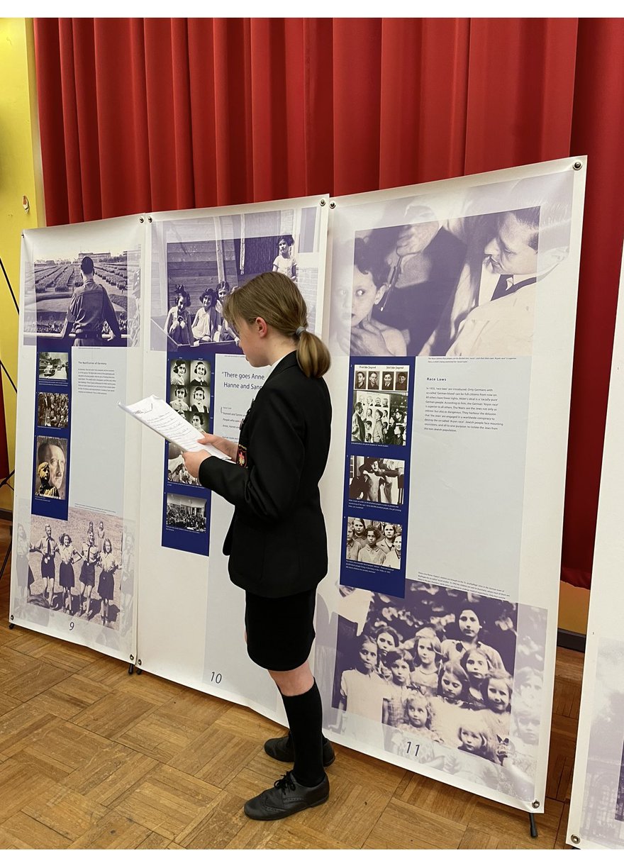 Absolutely fabulous work from another group of our S2 guides all of whom are leading the learning and confidently telling the story of Anne Frank to their peers - all of whom listened so respectfully. Most impressive all round 👏🤩
