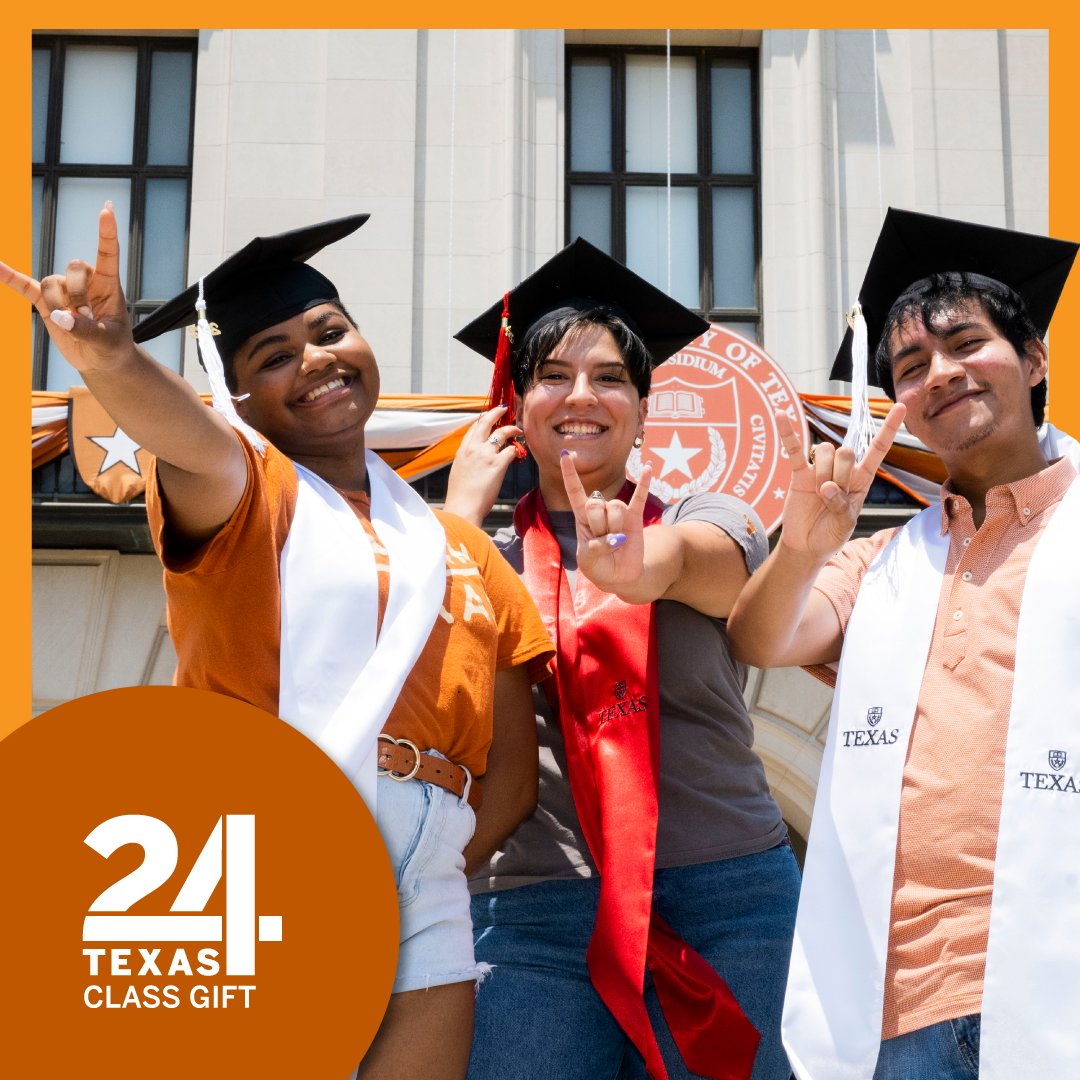 Calling all graduating Longhorns! Every year, class graduates have the opportunity to make an impact through their #UT24 Class Gift. Learn more and give today to positively impact future leaders in education, health and sport: bit.ly/4dee4Qr