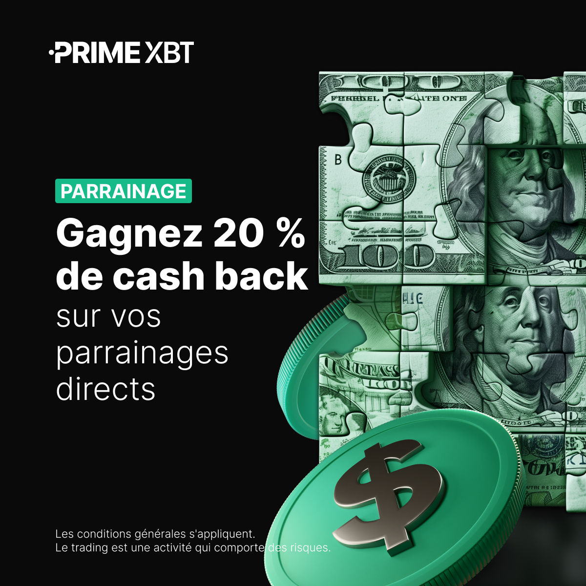 🔥 Lancez votre réseau de parrainage.

Recevez 20 % des frais de trading de vos filleuls directs.
Chaque personne référencée compte.

💸 Parrainez et soyez récompensé : eng.primexbt.com/42zpglw