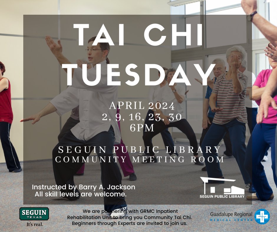 🌸 Join us for a peaceful evening of Tai Chi to end April on a tranquil note. 🧘‍♀️🧘‍♂️ Don't miss out on this opportunity to relax and rejuvenate at 6pm today! #TaiChi #Meditation #PeacefulEvening 🌅