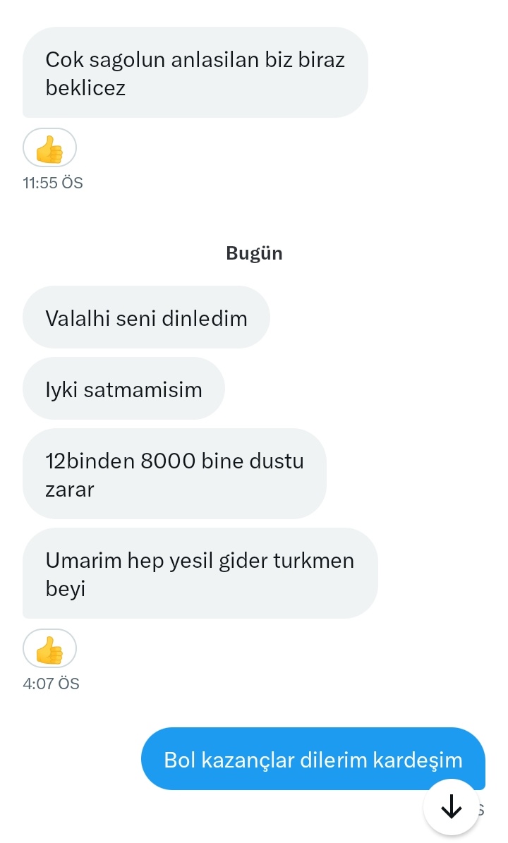 Bazen böyle mesajlar terapi gibi geliyor. Madem yarın #borsa kapalı, bende bir Samsun gezisi yapayım 🙋 Şimdi dinleme zamanı Hayırlı akşamlar arkadaşlar 🙋