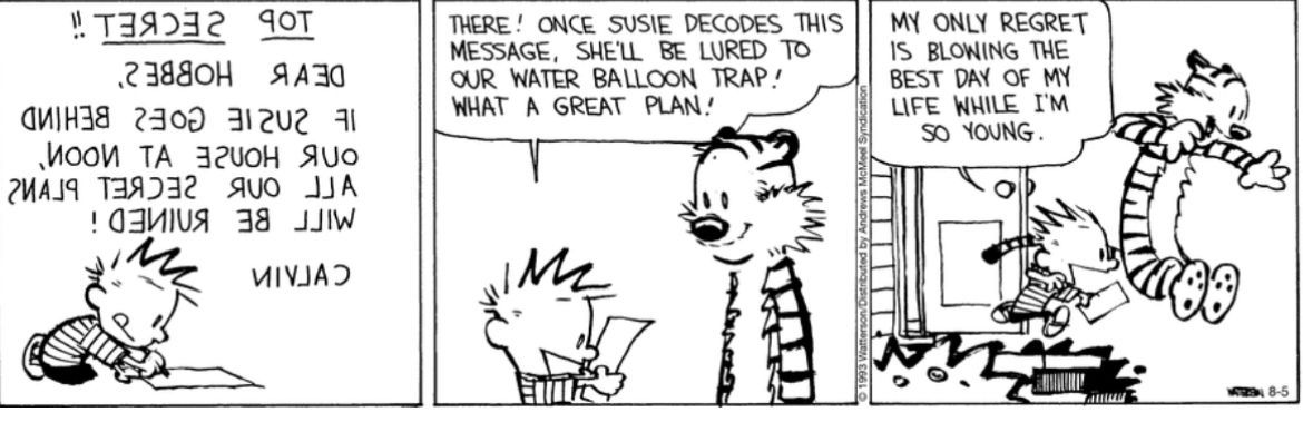 Agreed! #CalvinandHobbes