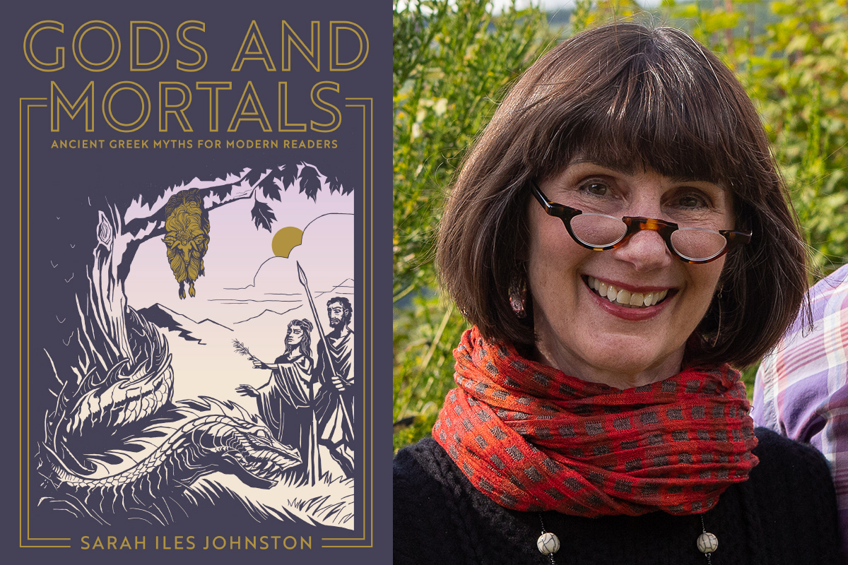 TOMORROW! Join @MartyCenter at @SeminaryCoop for an author talk with Sarah Iles Johnston! In conversation with Divinity School Professor Carolina López-Ruiz, Johnston will discuss her recent book 'Gods and Mortals.' Learn more: martycenter.org/events/author-…