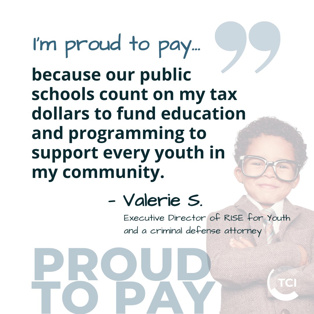 Like many of you, Valerie at @RISEforYouth is #ProudToPayVa to #FundOurSchools and other critical programs that help our young people reach their full potential. Why are you proud to pay?
