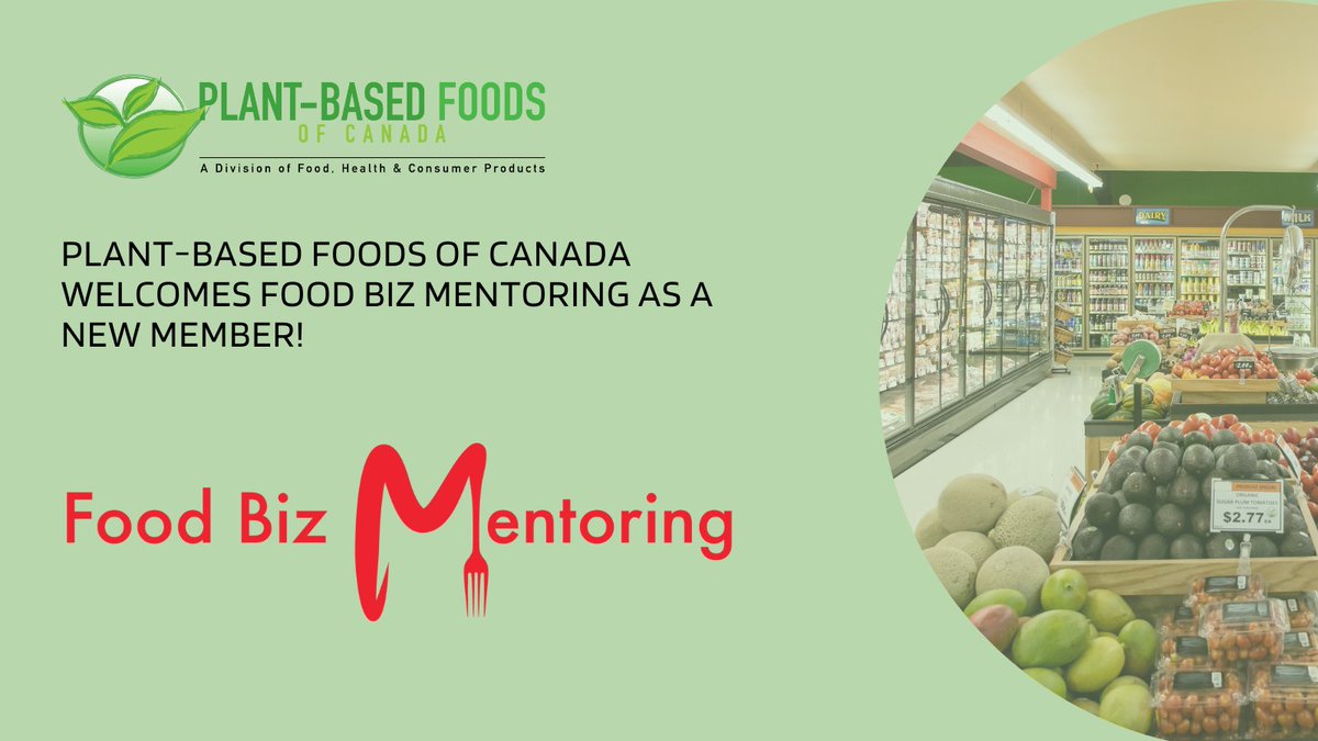 Here we grow again!! PBFC is excited to welcome @foodbizmentoring as an Associate Member. We look forward to working with their experts and drawing on their knowledge across a variety of areas. #plantbased #membership #industryhelpingindustry