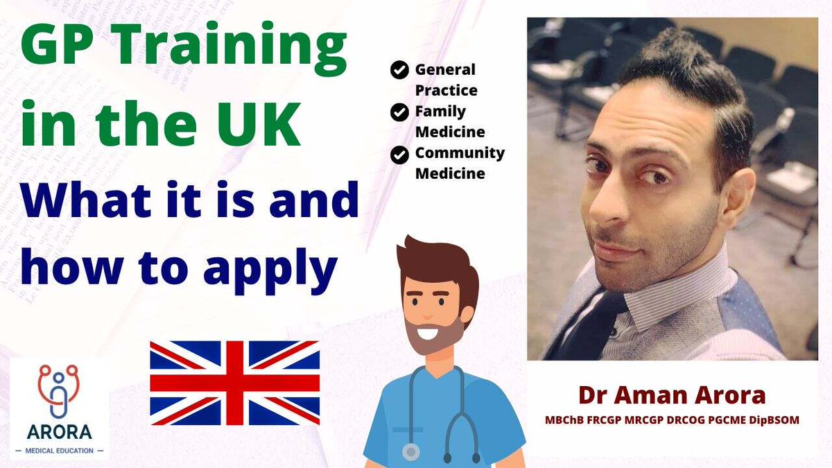 📚📱 How to Get Into UK GP Training (UK-trained or IMG doctor).. have a read here 👉 aroramedicaleducation.co.uk/how-to-get-int…

#Meded #FOAMed #FOMed #MedicalEducation #CanPassWillPass #MedTwitter #iWentWithArora
