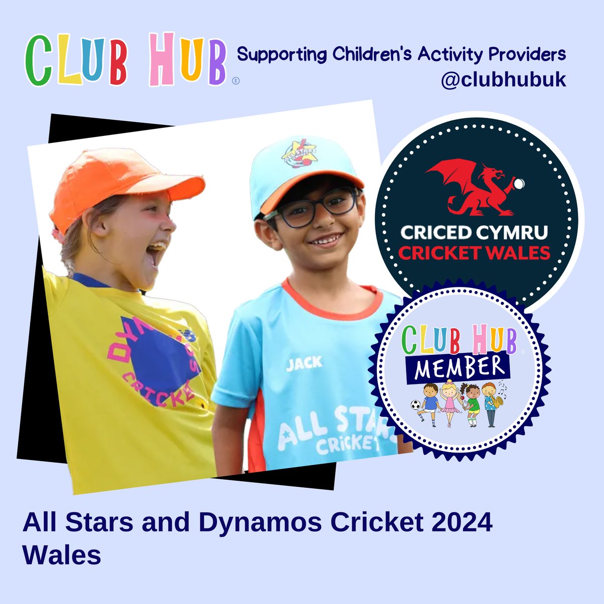 The highly anticipated All Stars and Dynamos Cricket programs are back across Wales. Book your place today and get ready for a summer of cricketing adventures! @CricketWales cricketwales.org.uk/all-stars-cric… #clubhubmember #cricketforkids #cricketwales #cricketcoaching