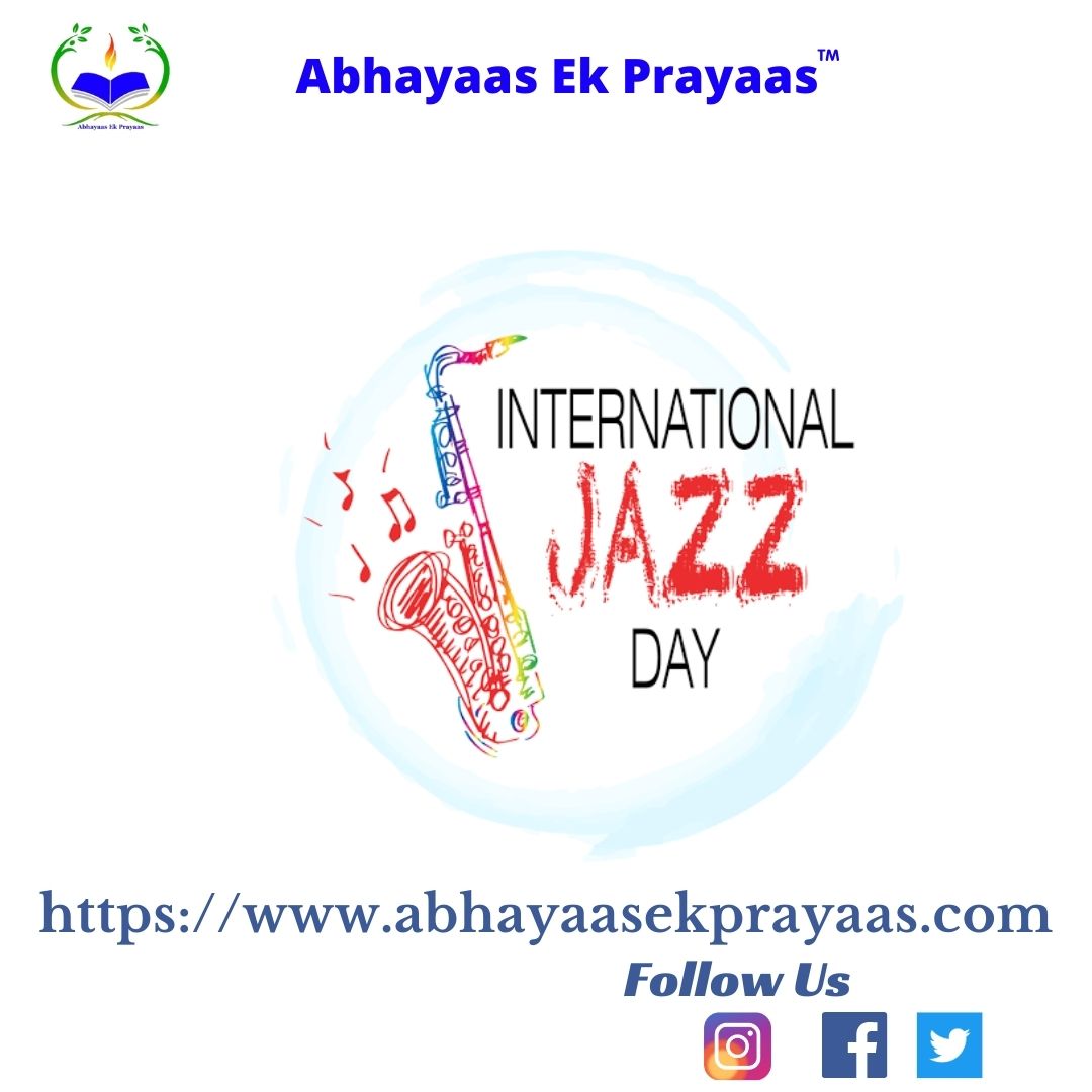 #InternationalJazzDay as an opportunity to learn more about the empowering history and legacy of jazz music. #Jazz #music