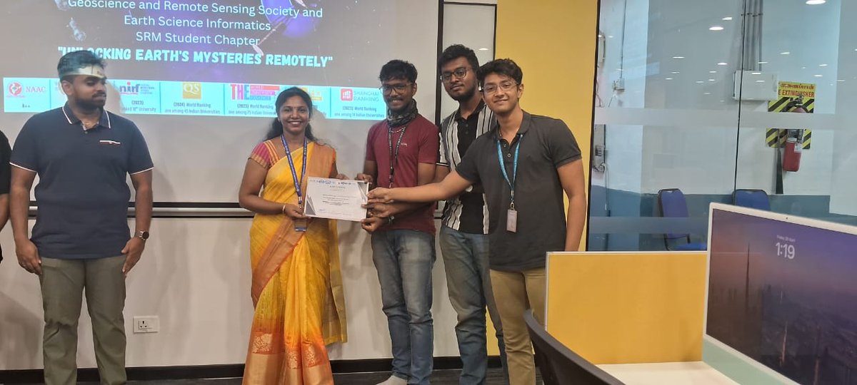 SoC_SRMIST's tweet image. In conjunction with the pre-conference International Week, CINTEL Department proudly hosted the IEEE GSS Inauguration and Hackathon from April 23rd to 26th.
#IEEE #Hackathon #ComputationalIntelligence #NLP #RemoteSensing #Innovation #CINTEL #SRMSIT #schoolofcomputing