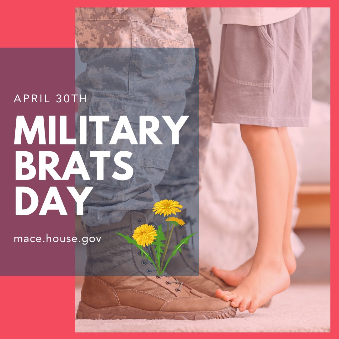 Military kids make sacrifices too! Did you know dandelions symbolize military brats' resilience during Month of the Military Child? 4/30 marks #MilitaryBratsDay, the culmination of the Month of the Military Child. To our fellow military brats, today we celebrate you! 🎉