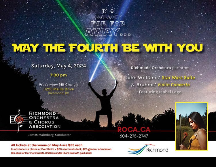 Join us for an out-of-this-world concert experience on May 4th! 🎶✨ We're proud to be the community partner for this special event. Check out the details at the link below and may the music be with you! roca.ca/roca-concert-s… #MayTheFourthBeWithYou #ChimoCommunityServices