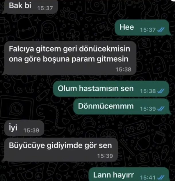 Erkekler yapmayın böyle şeylerrr