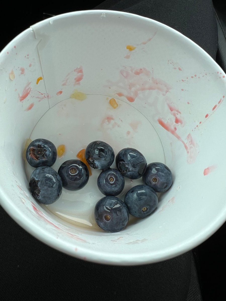 Am I the only one who eats everything in a fruit cup from chick-fil-a … except the blueberries? Blueberries are fluff