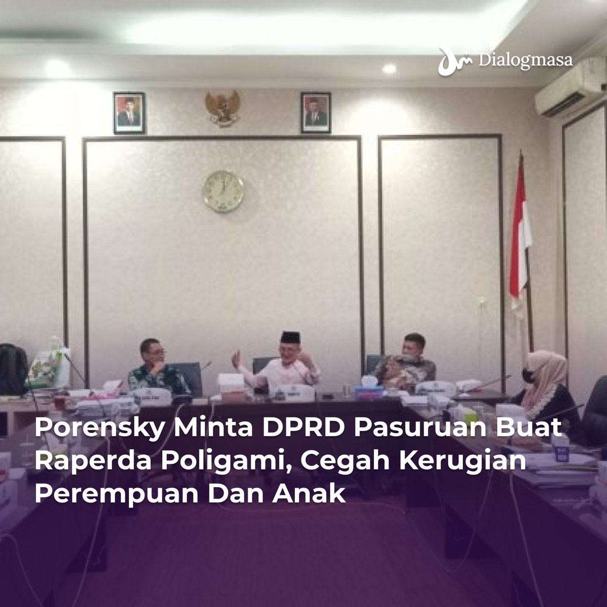 Porensky Minta DPRD Pasuruan Buat Raperda Poligami, Cegah Kerugian Perempuan dan Anak! yuk, Baca Selengkapnya hanya di:
dialogmasa.com/porensky-minta…

#GunungRuang #Thailand #CivilWar #ShenYinhao #AFCCheatingAgain #Freya #Sananta #Undip #KIPK #Uzbek #Jerome #Wasit #TUC2024 #Paes #Ridho