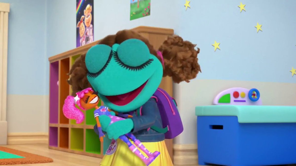 Today marks the 3rd anniversary of the #MuppetBabies episode 'A Very Sticker Situation', written by Francisco Paredes, storyboarded by Kiara Zhao and directed by Jeremy Jensen.
When Miss Nanny brings out her sticker book, Jill, the girl across the street, offers to organize it.
