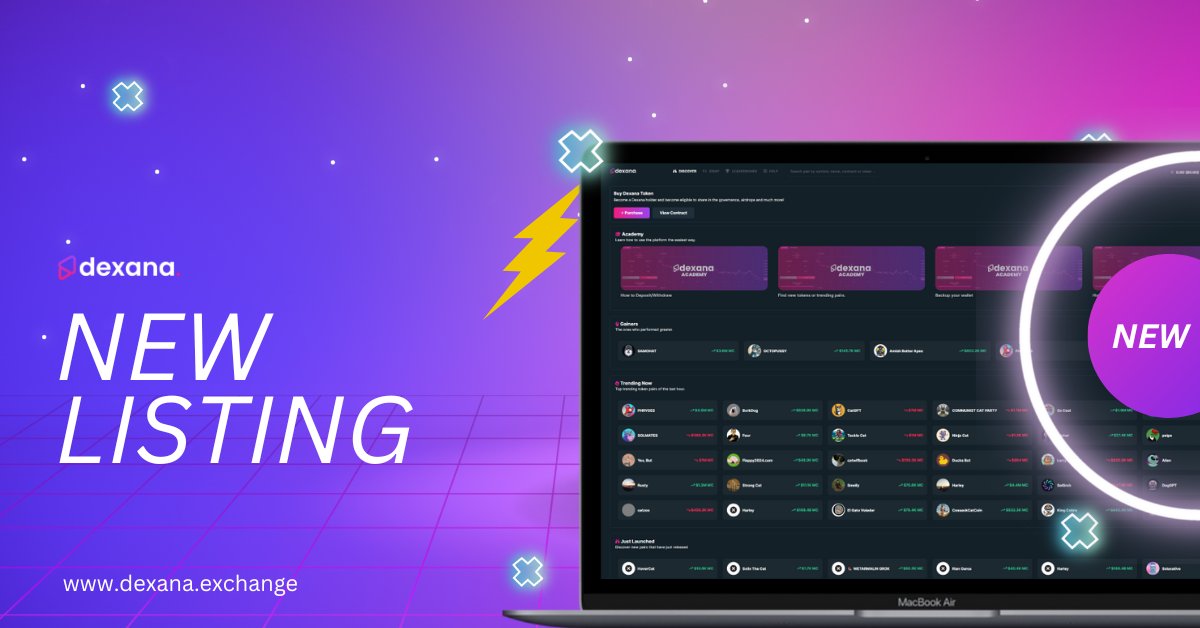 dexana_'s tweet photo. We just got listed at @coingecko ! https://t.co/u2ibtzXdzK