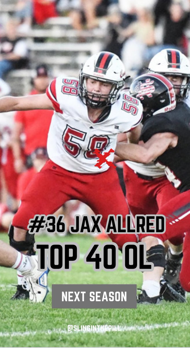 OL | NUMBER 36: #jaxallred out of @GHS_Cowboys