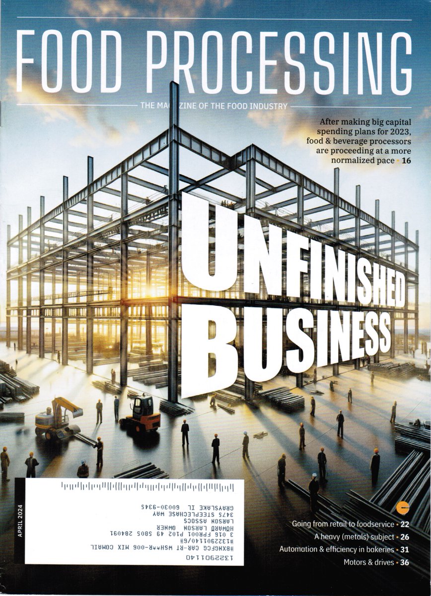 Trade Magazine of the day is:
Food Processing
I read 1 Trade Magazine a day. That is why you want us for your marketing.
#FoodProcessing #FoodSafetySummit #NationalRestaurantShow  #IFTFirst #WorldBeefExpo #PackExpo #IFTSummit #PrivateLabelShow